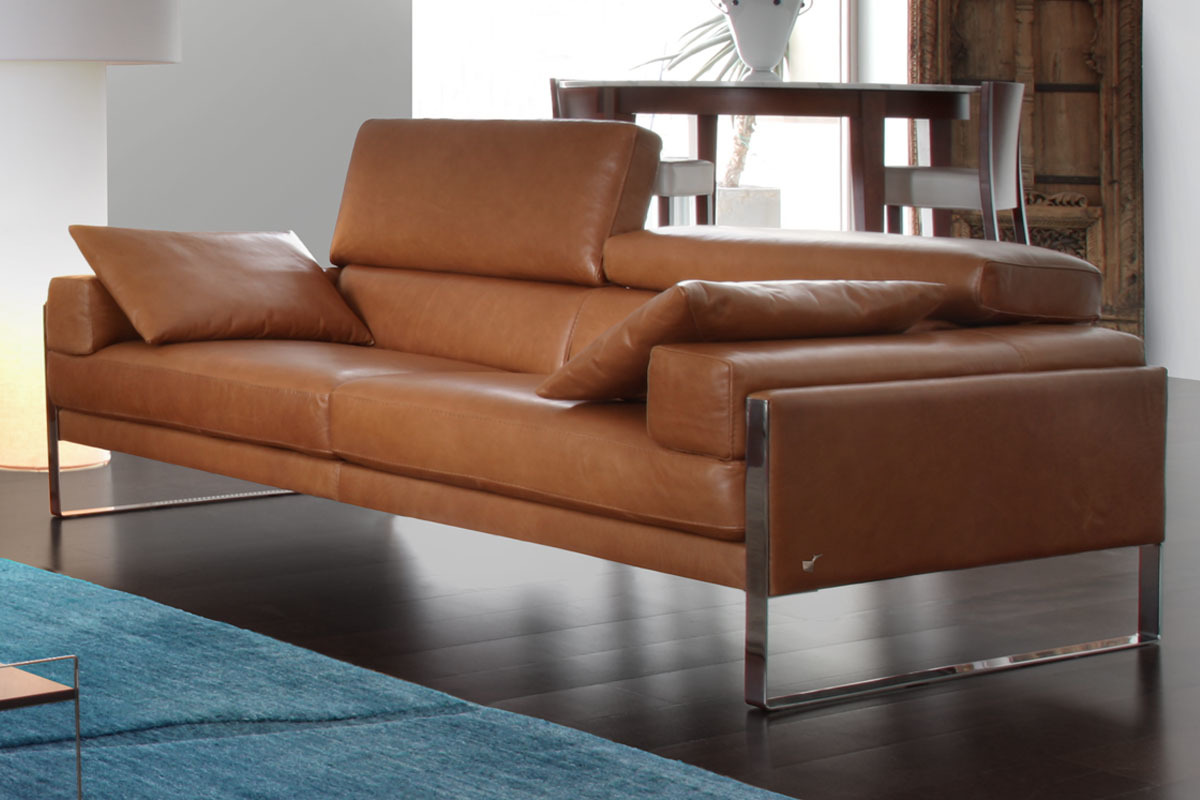 calia italia leather sofa