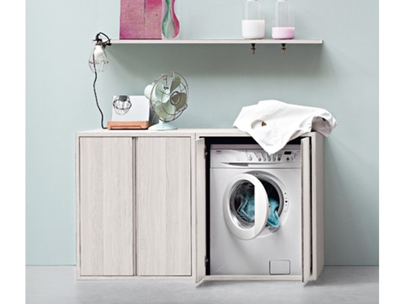 Birex Acqua e Sapone - Mueble para lavadora /secadora - Composiciones  Lavandería